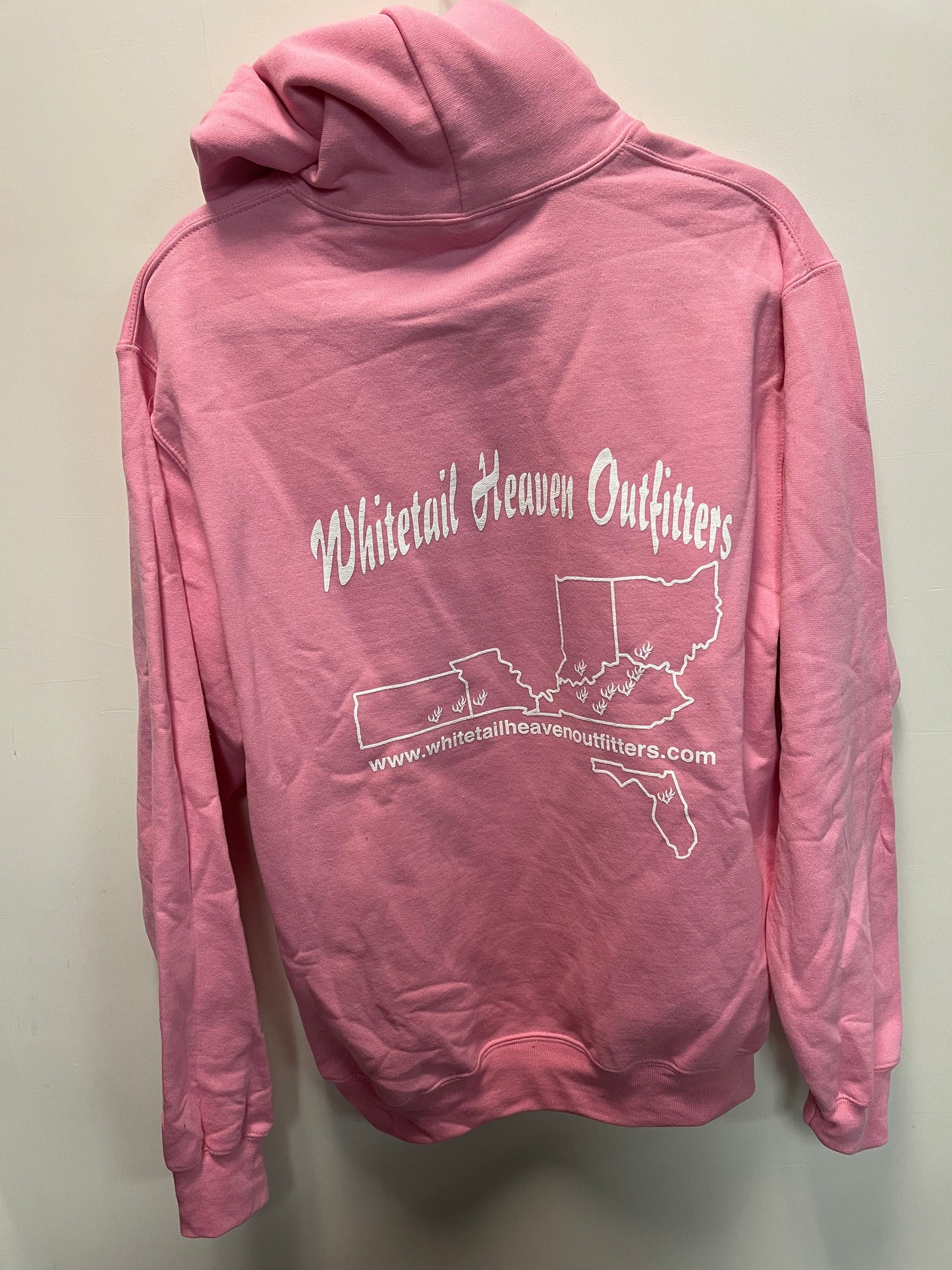 NEW EDITION PINK AND WHITE WHO HOODIE